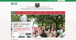 Desktop Screenshot of columbuscitizensfd.org