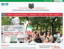 Tablet Screenshot of columbuscitizensfd.org